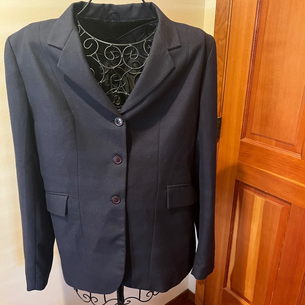 Navy TuffRider Show Coat